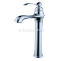 Chrome Tuas Tunggal Vintage Wastafel Faucet Tinggi